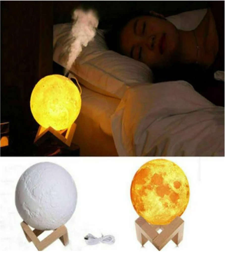 Humidifier- 3D Moon Lamp