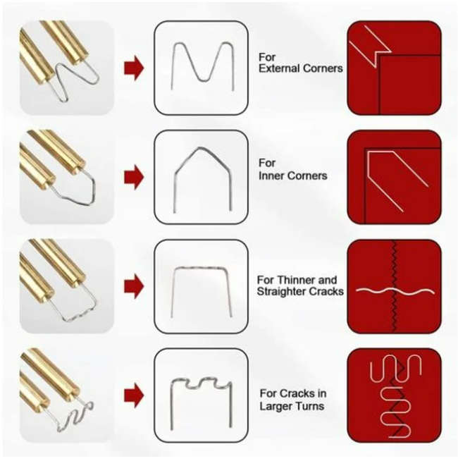 Plastic Welding Machine Pvc Repairing Welding Machine Car Bumper Repair Kit Machine Soldering Iron