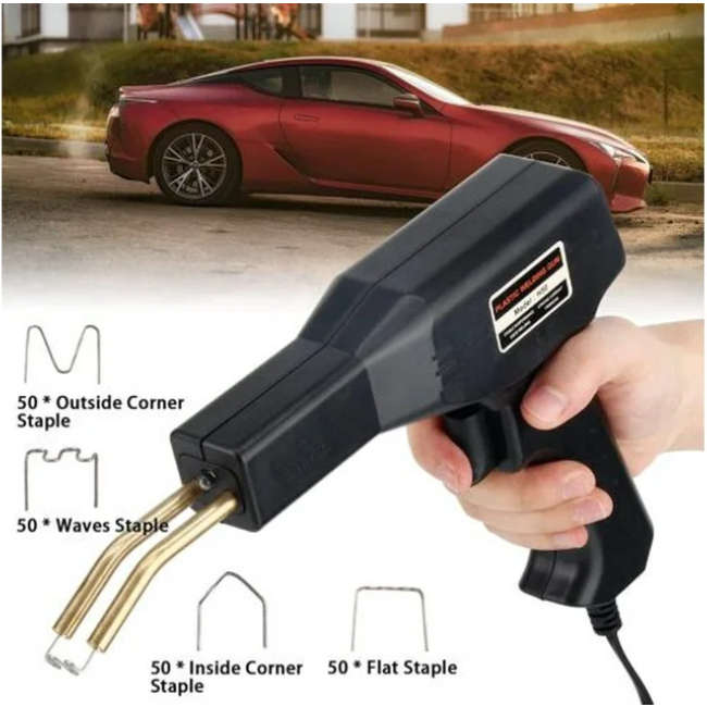 Plastic Welding Machine Pvc Repairing Welding Machine Car Bumper Repair Kit Machine Soldering Iron