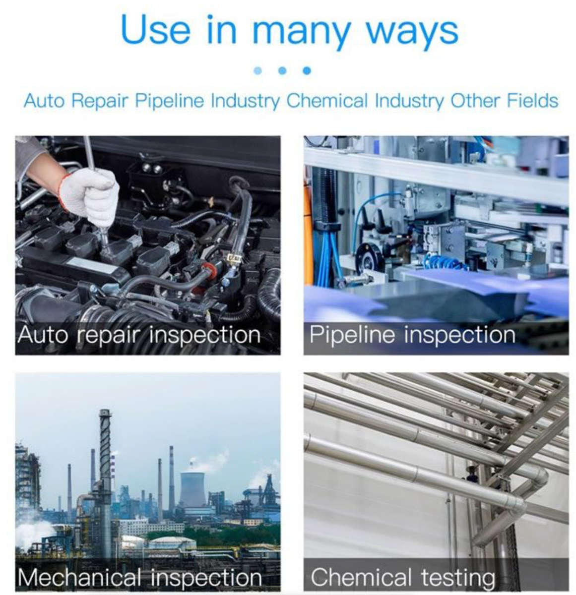 2.4'' Handheld 5M IPS Screen Endoscope Camera Q-NK86