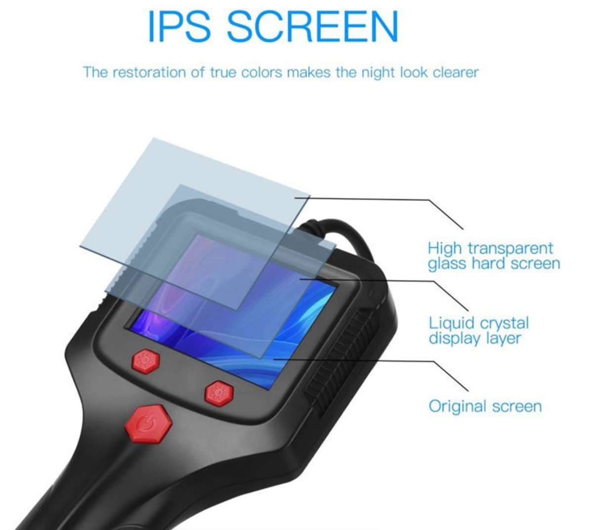 2.4'' Handheld 5M IPS Screen Endoscope Camera Q-NK86