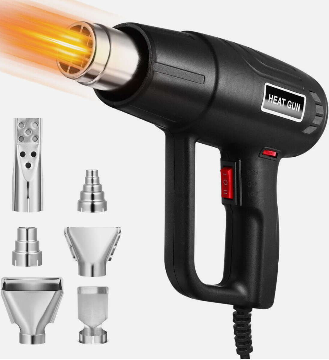 1500W Electric Heat Gun Adjustable Temperature Hot Air Heating Tool Heat Gun