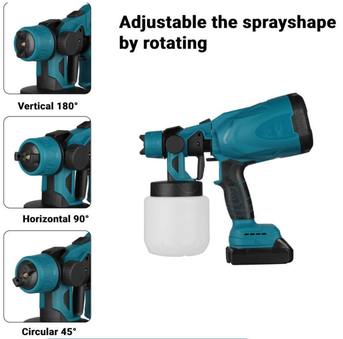High Power Cordless Electric Spray Gun v28