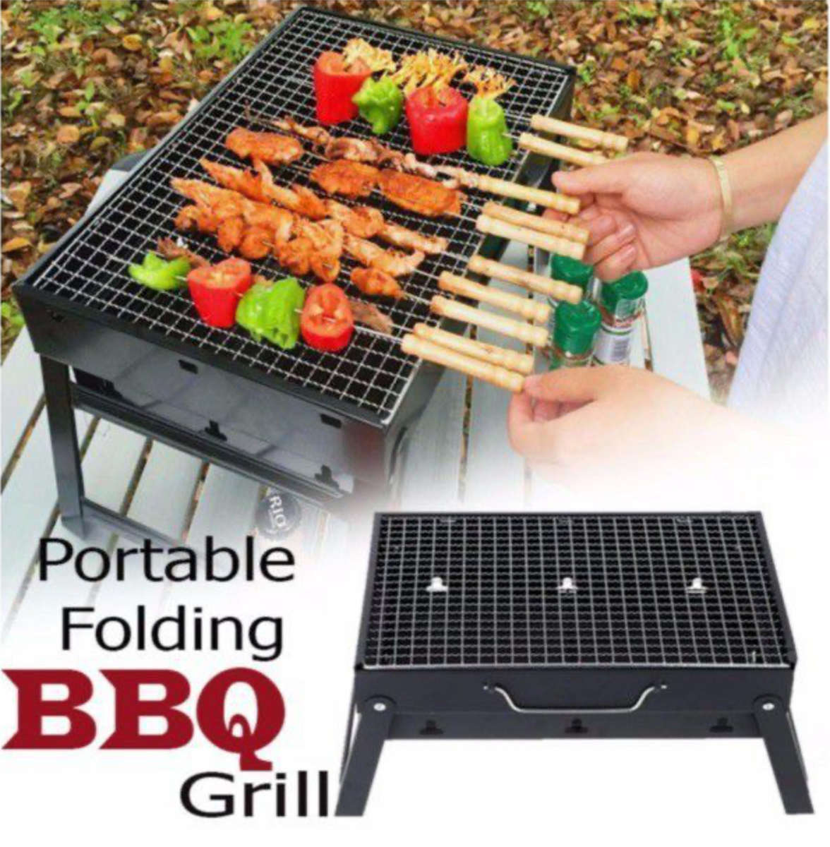 Portable Foldable BBQ Braai Grill