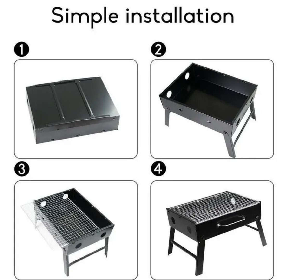 Portable Foldable BBQ Braai Grill