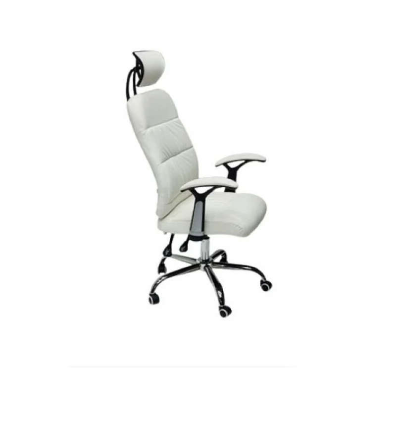 Daska 309 White Office Adjustable Arm Chair (White, SECONDHAND !!!!!!!!