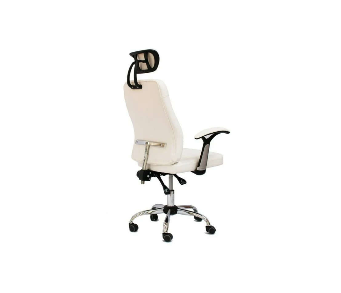 Daska 309 White Office Adjustable Arm Chair (White, SECONDHAND !!!!!!!!