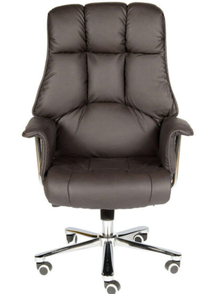Executive Chair Faux Leather - Brown - Secondhand