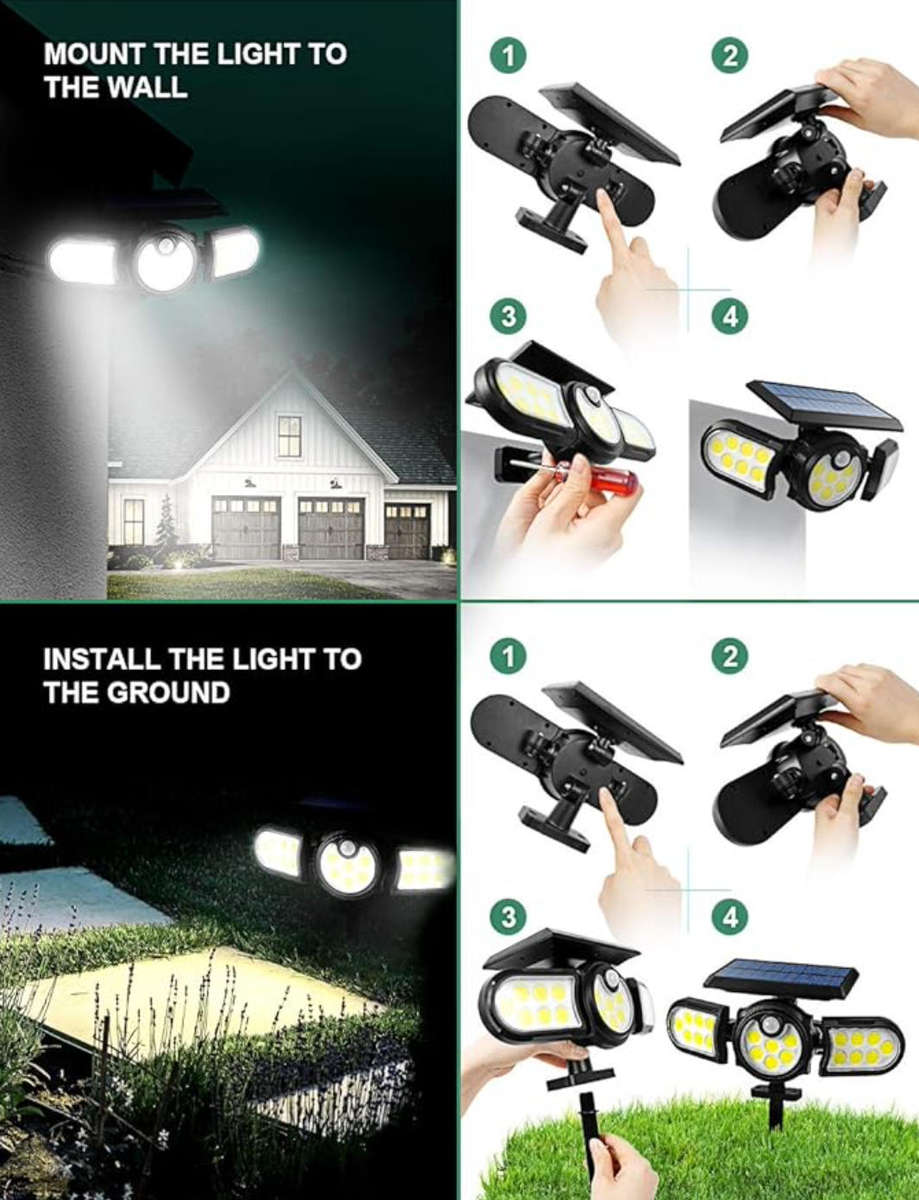 Motion sensor Solar Induction Security Light