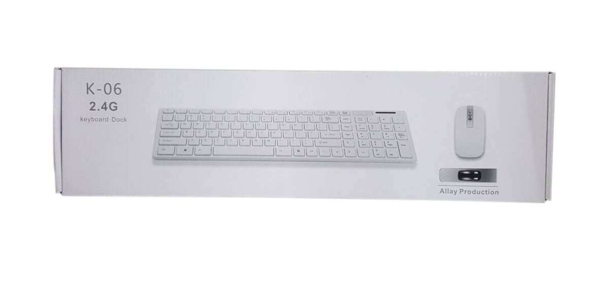 K-06 2.4G Wireless Ultra-thin Keyboard and Mouse