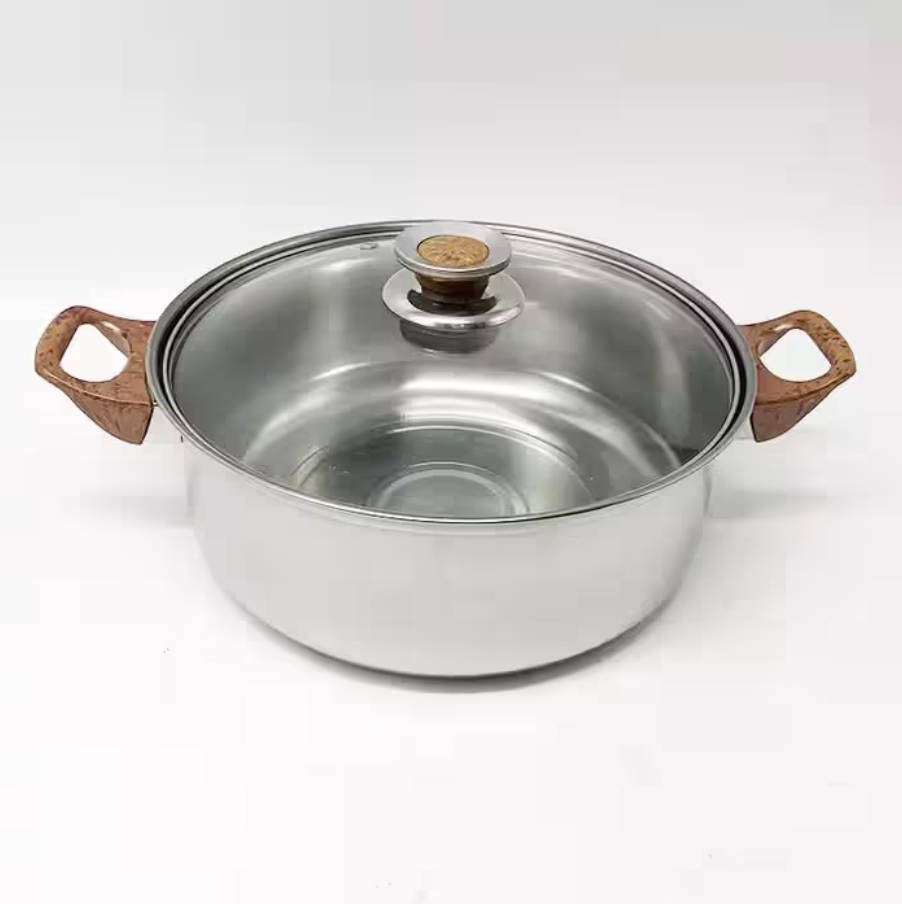 12pcs Stainless Steel Cookware Set With Kettle Stainless Steel Cookware Set  (12 - Piece)