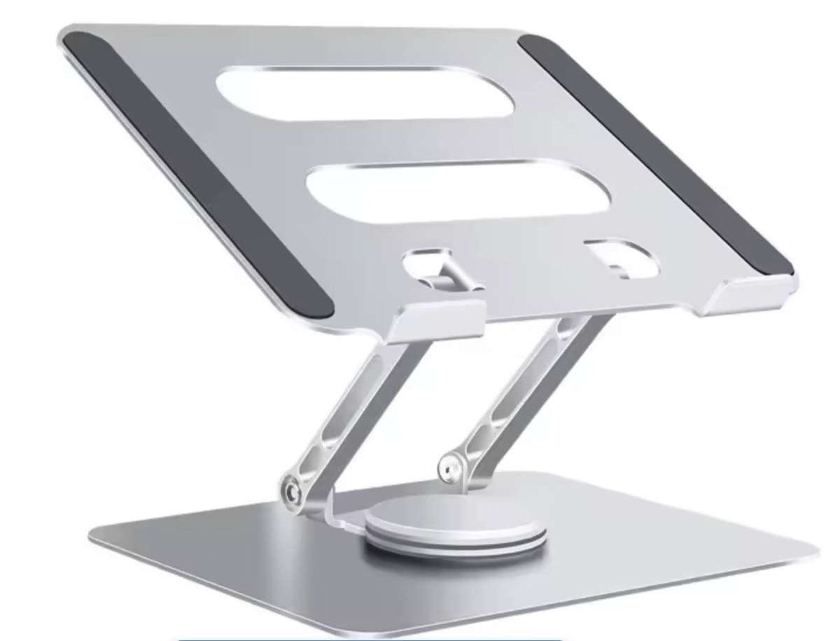 Laptop Stand 360 Swivel Adjustable - Portable Foldable Ergonomic