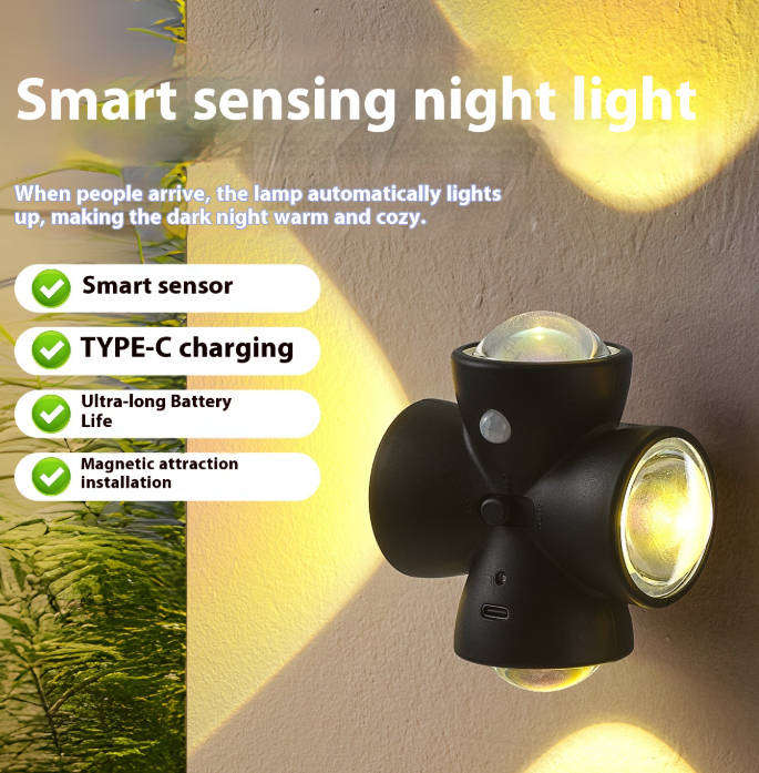 RIVVY TYPE-C Fast Charging Intelligent Sensor Lamp Ultra-long