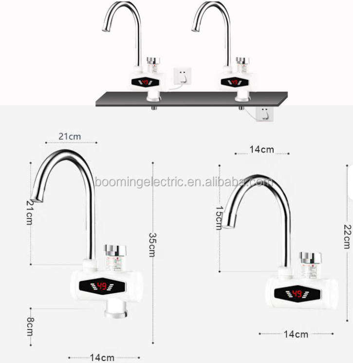 Instant Electric Water Heating Faucet & Shower Q-L432