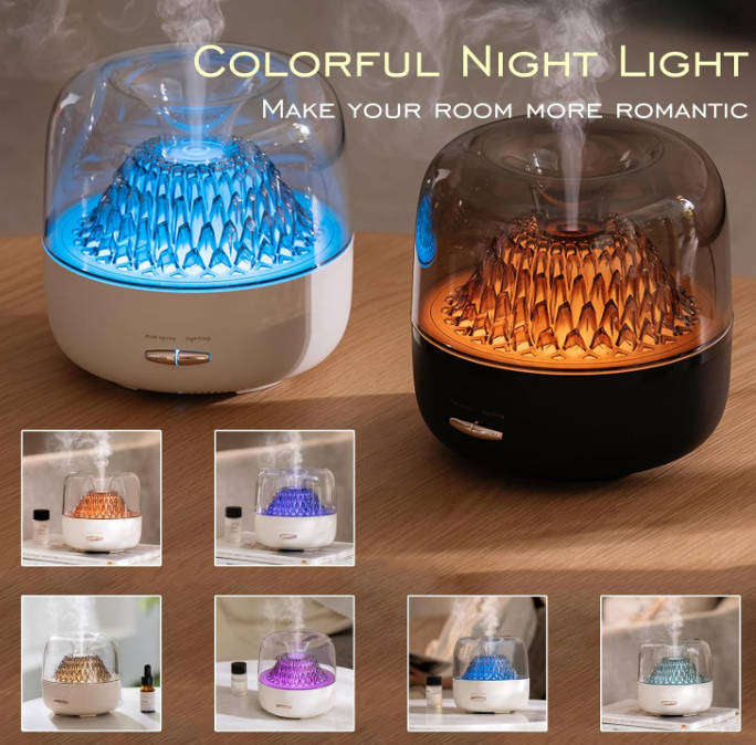 Cool Mist Humidifier Desk Humidifier Air Purifying Diffuser with Light AS-47