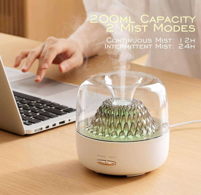 Cool Mist Humidifier Desk Humidifier Air Purifying Diffuser with Light AS-47