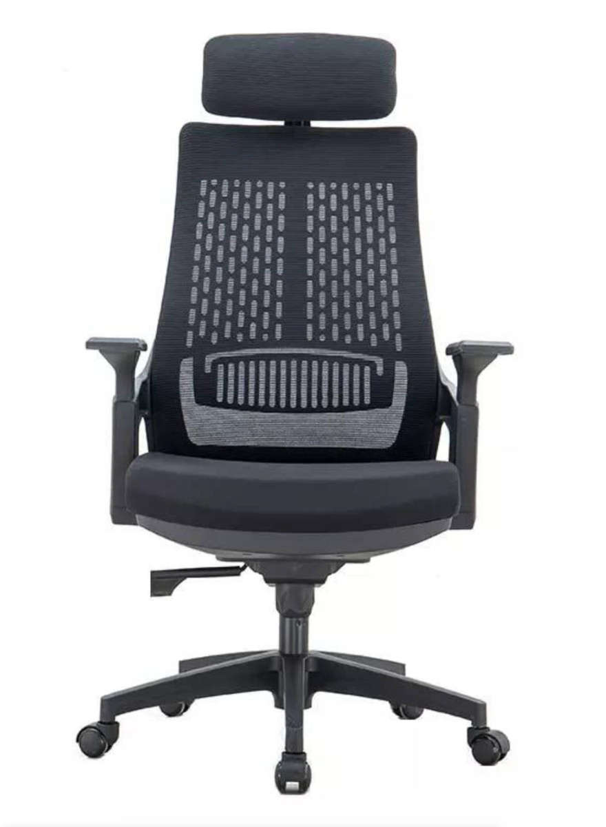 Mid-Back Executive Ergonomic Height Adjustable Office Chair - Black