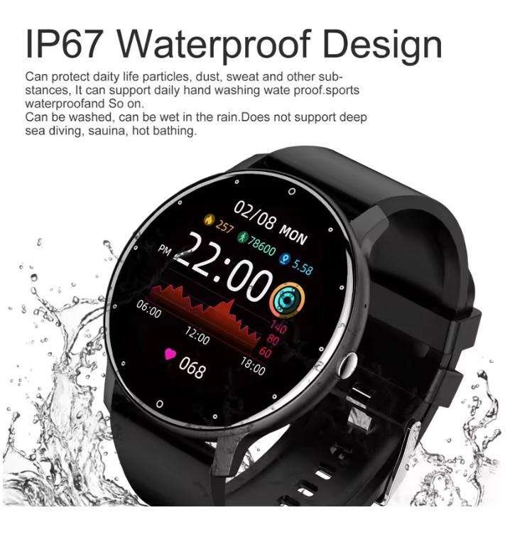 Lige Smart Watch Full Touch Screen Bluetooth with 8 Extra Straps