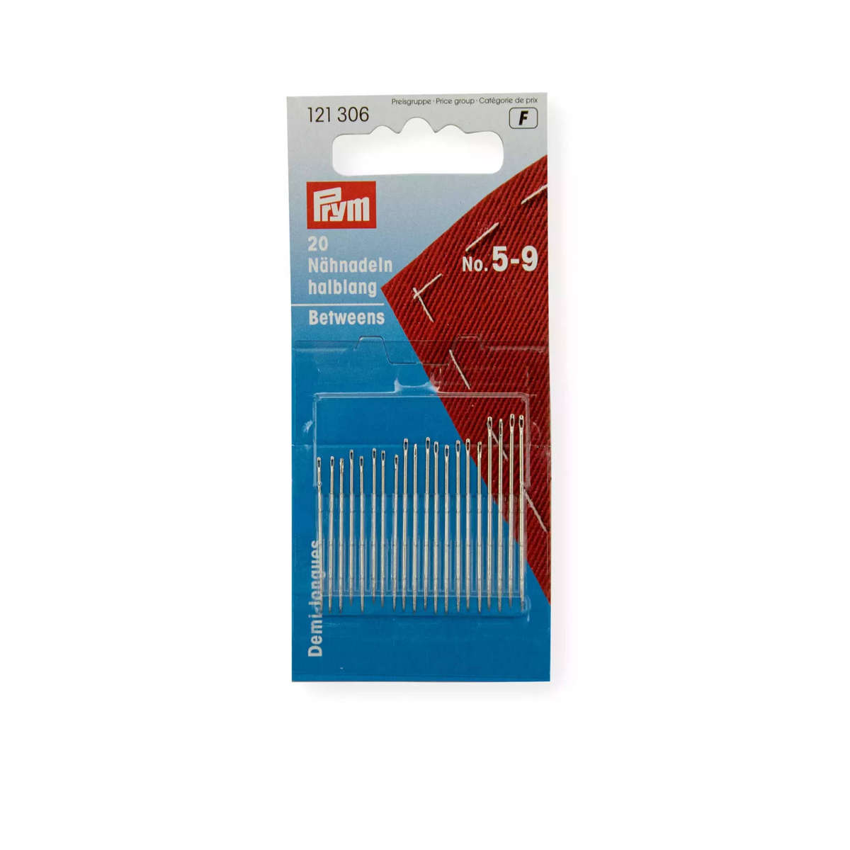 Prym Sewing needles betweens, No. 5-9, assorted