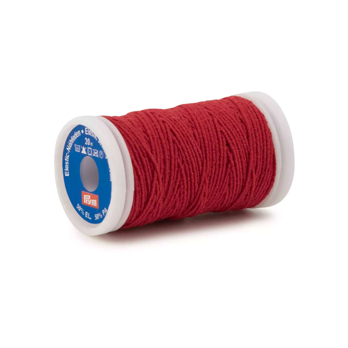 Prym Elastic sewing threads 0,5mm, red