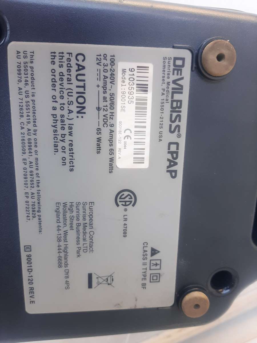 Devilbiss cpap machine