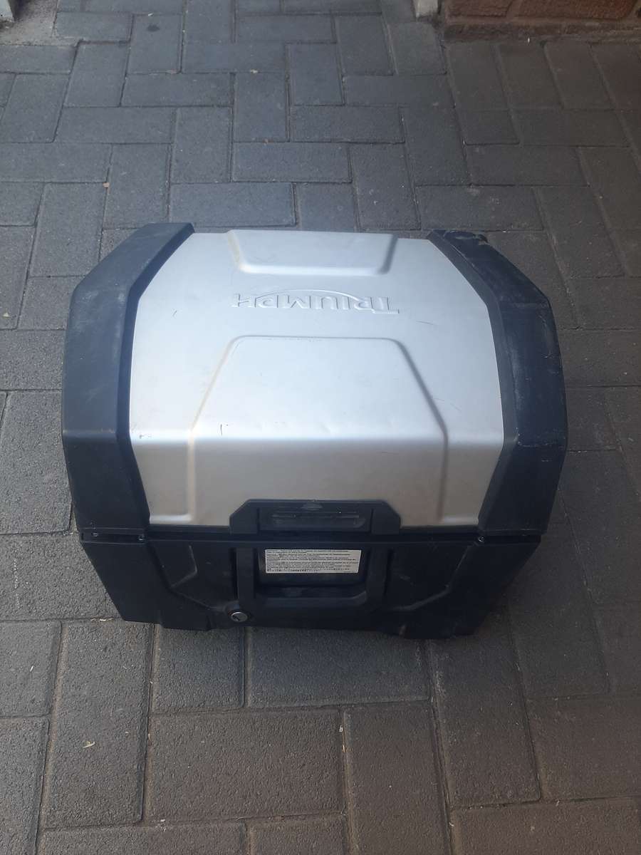 Truimph motorcycle top box
