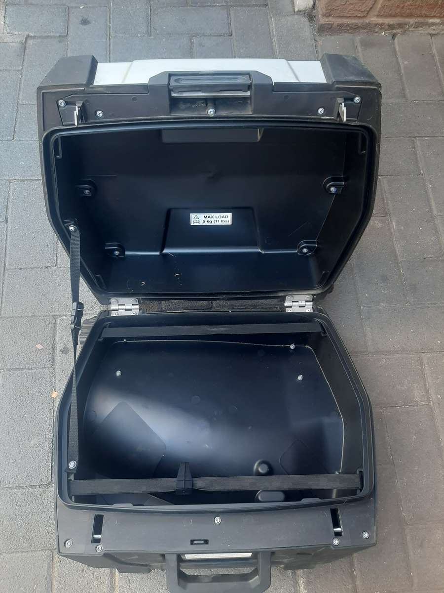 Truimph motorcycle top box