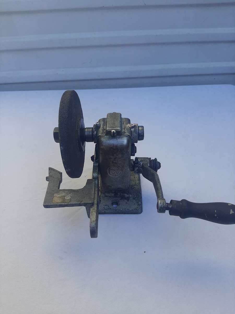 Vintage drill sharpener