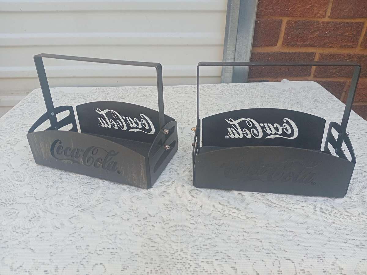 Coca cola serviette holder