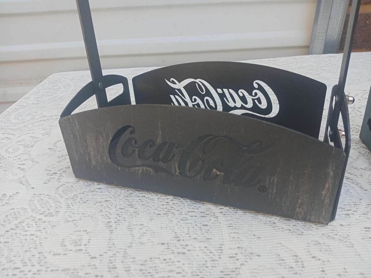 Coca cola serviette holder