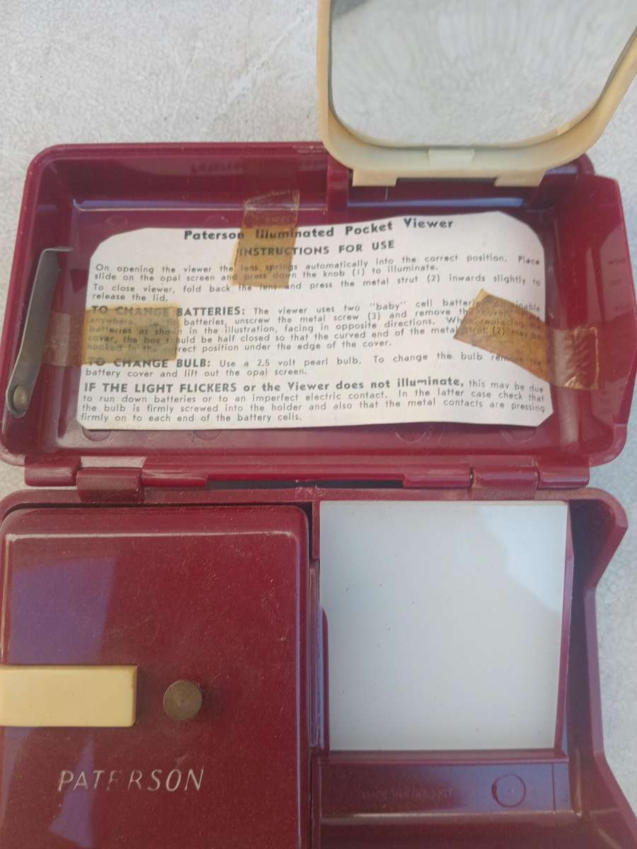 Vintage Paterson pocket viewer
