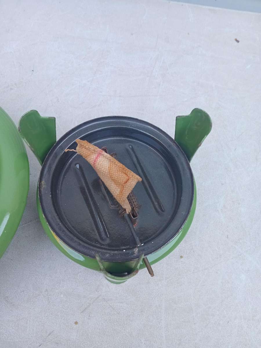 Vintage enamel stove