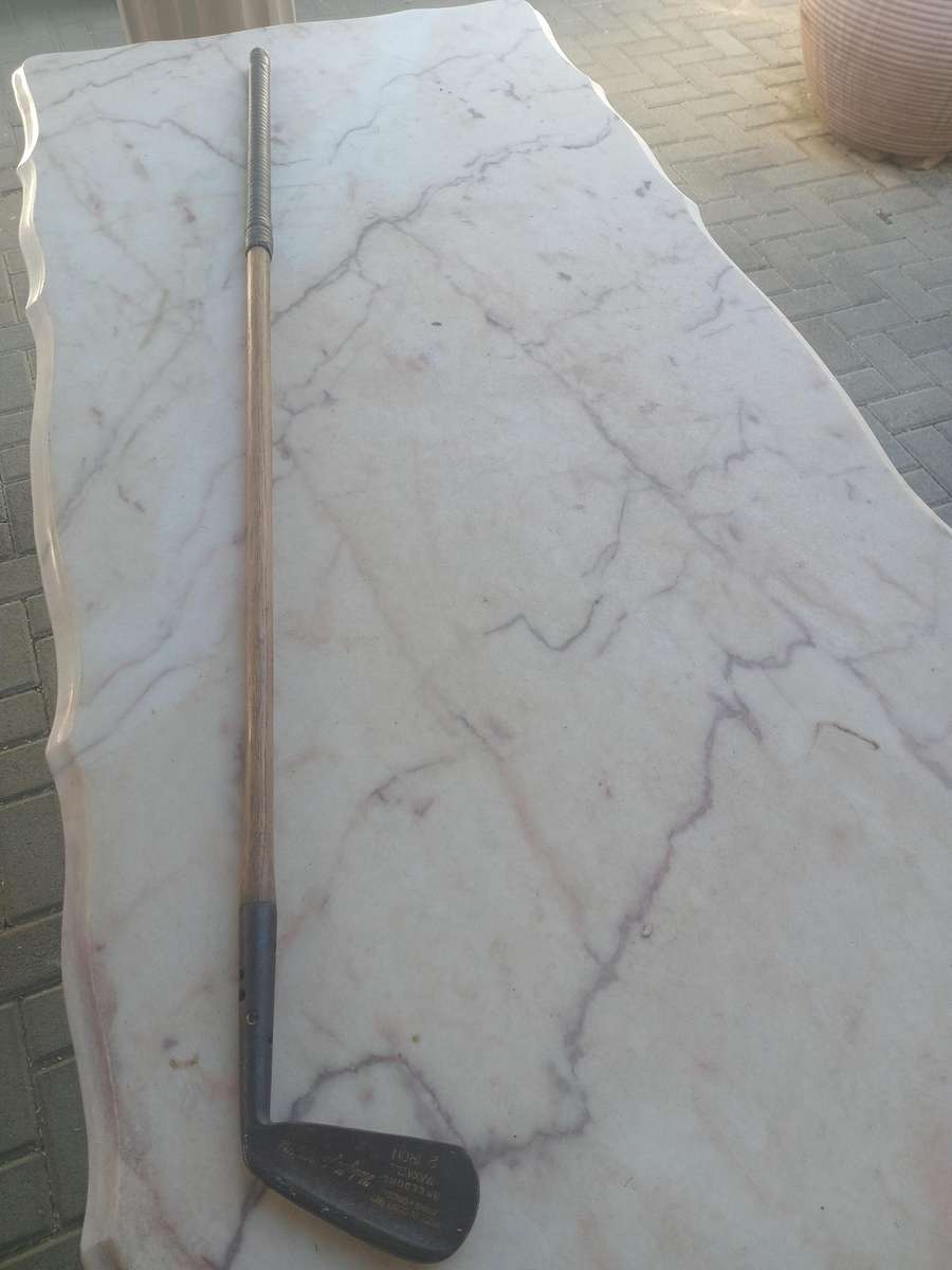 Antique hand -forged 2 iron golf club