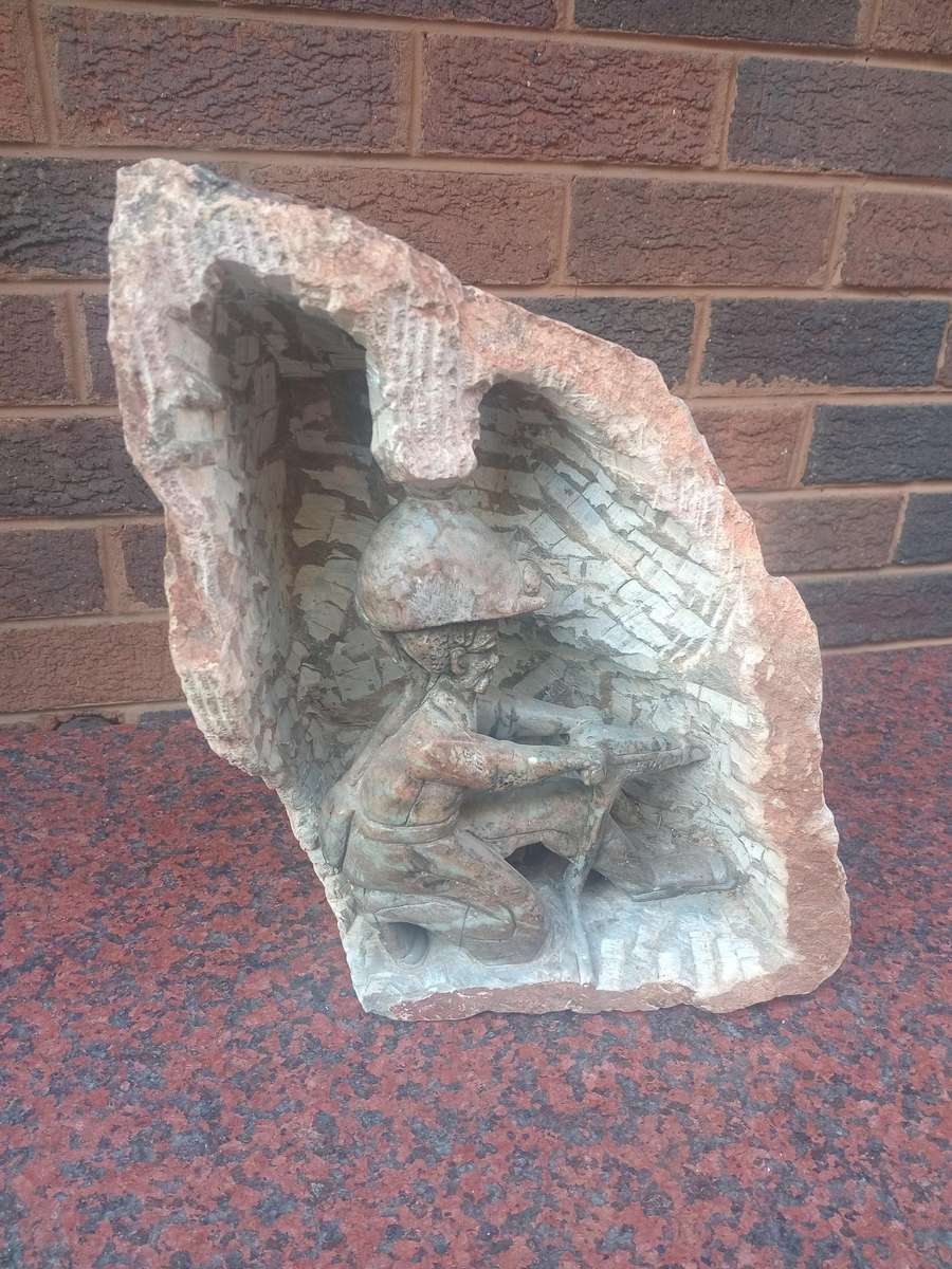 Mining folk art 3D miner craft