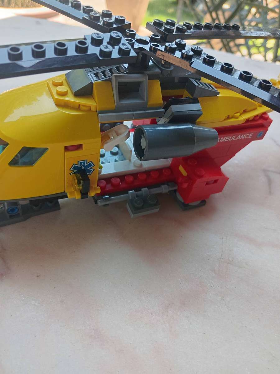Lego city ambulance helicopter