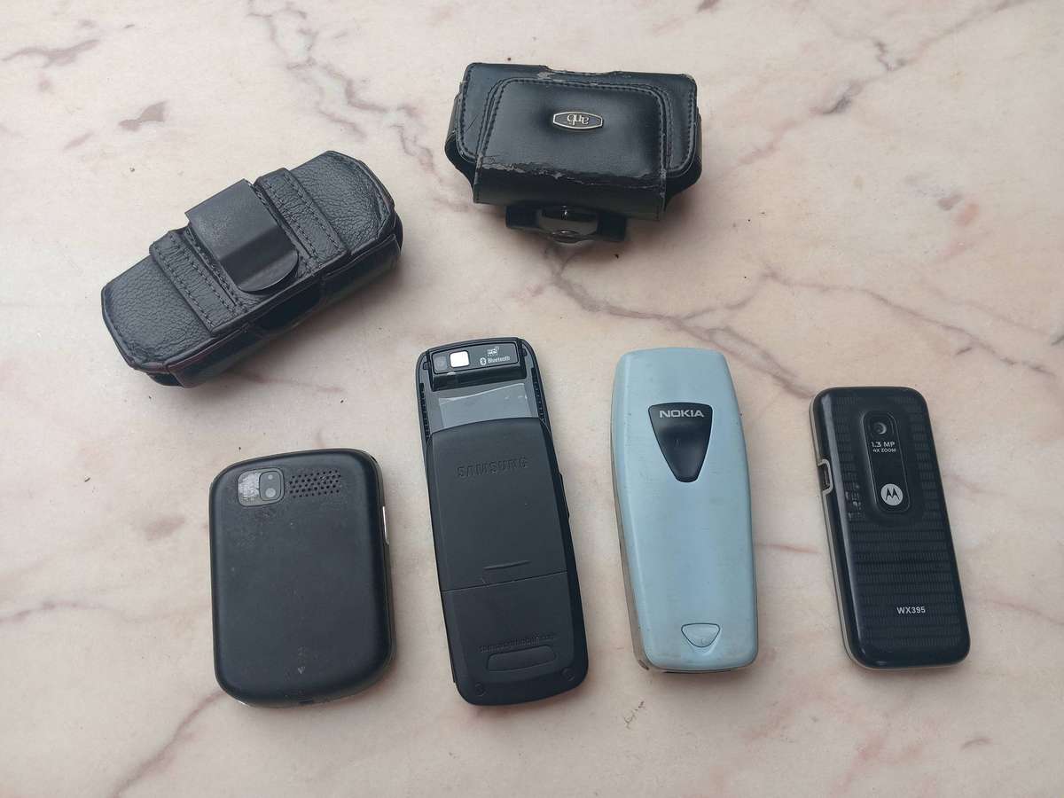 Vintage cell phones