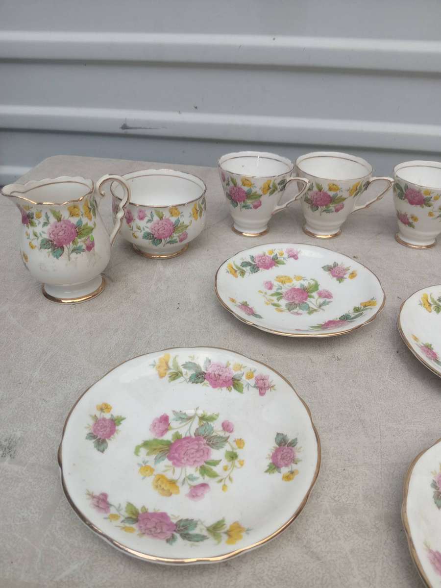 Royal Stafford bone chine tea set