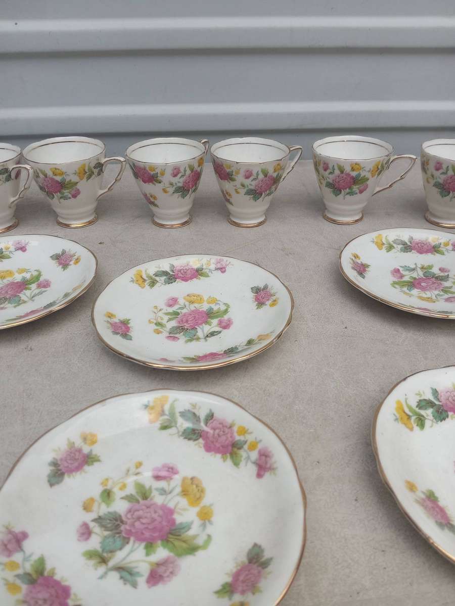 Royal Stafford bone chine tea set