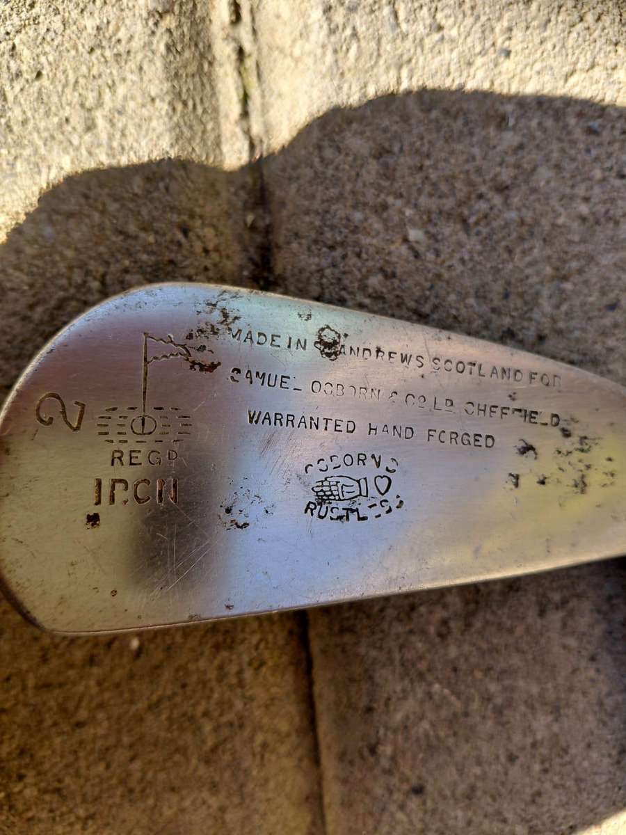 Vintage hickory golf club
