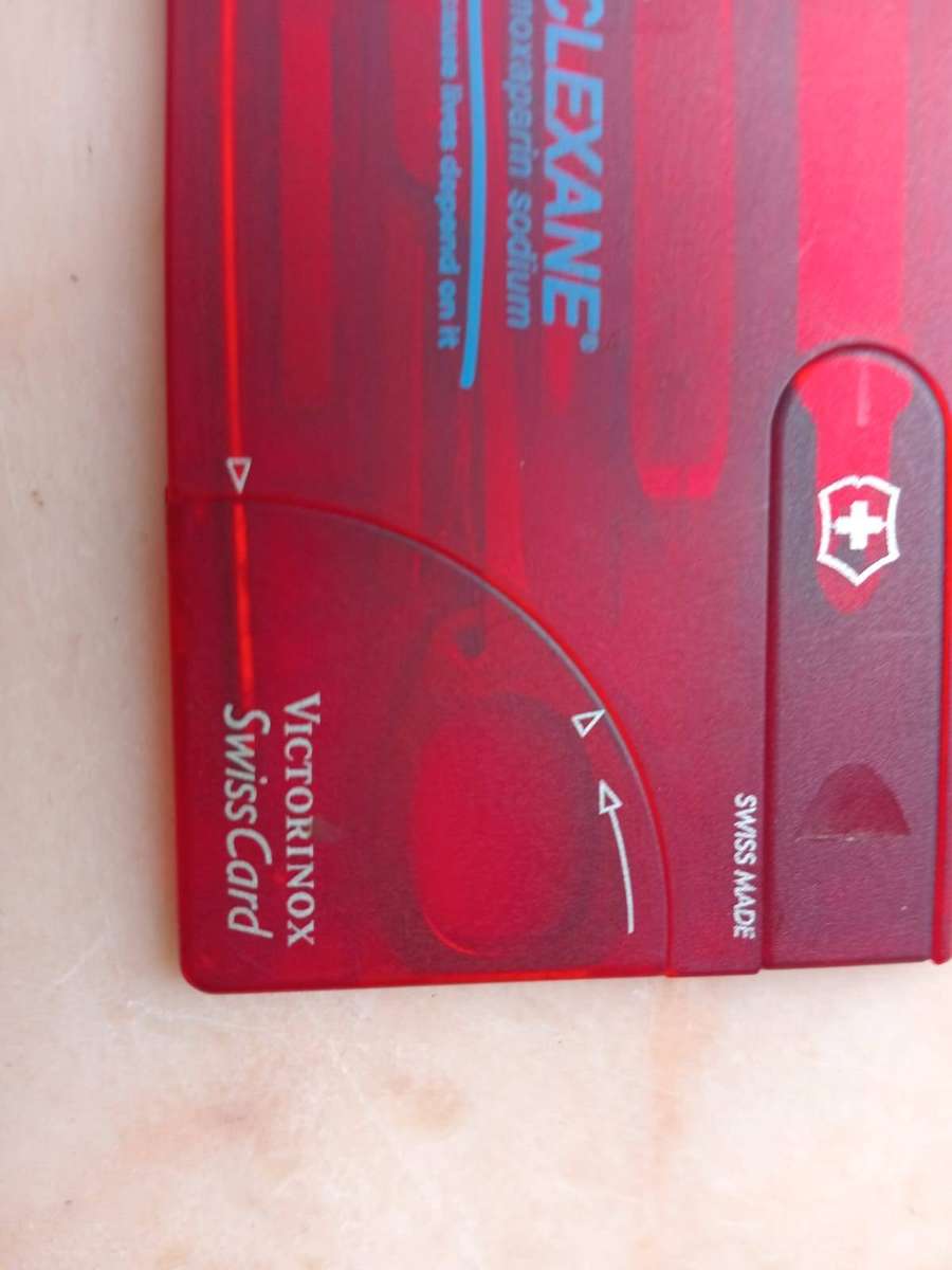 Victorinox swiss card