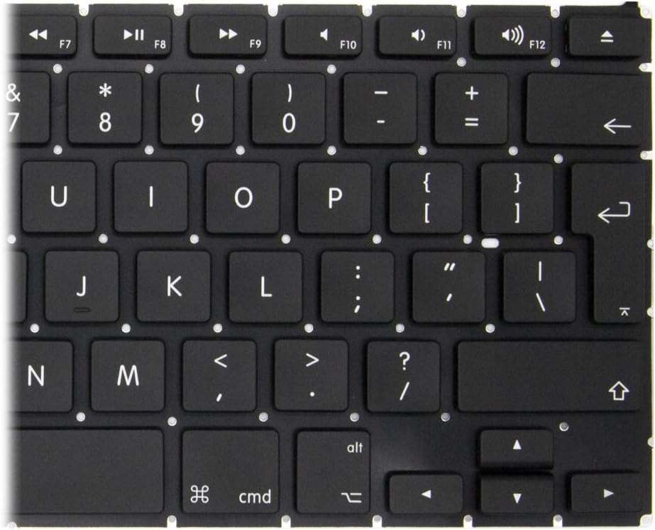 Keyboard Replacement compatible with MacBook Pro A1502 13 late 2013-2015 UK Layout