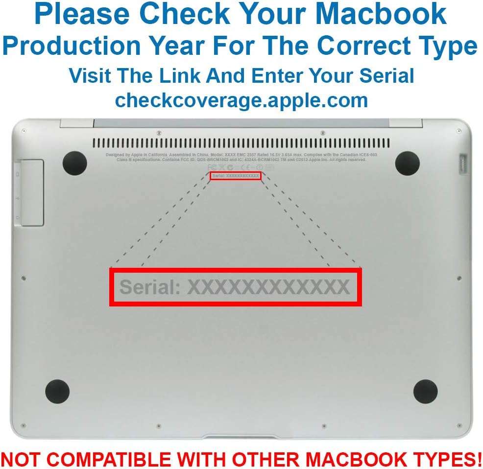 Keyboard Replacement compatible with MacBook Pro A1502 13 late 2013-2015 UK Layout