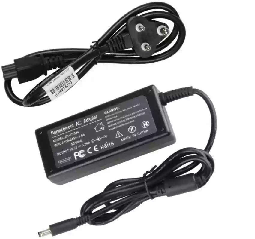 Dell 65W Charger Small Pin (19.5V 3.34A) AC Adapter