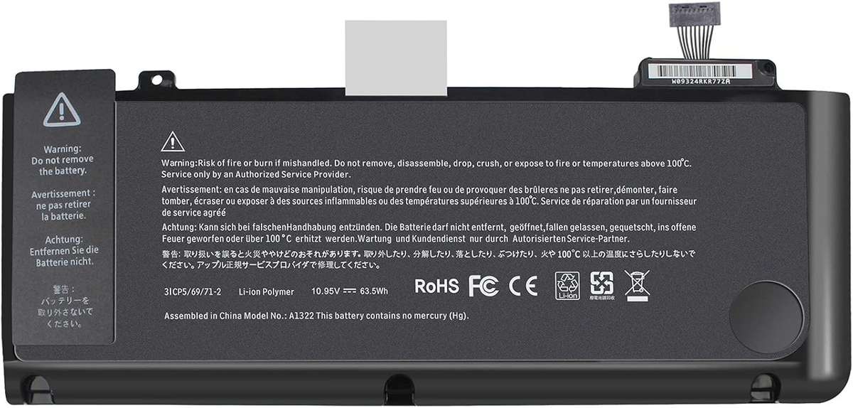 A1278 Laptop Battery Replacement for MacBook Pro 13" (2009-2012)