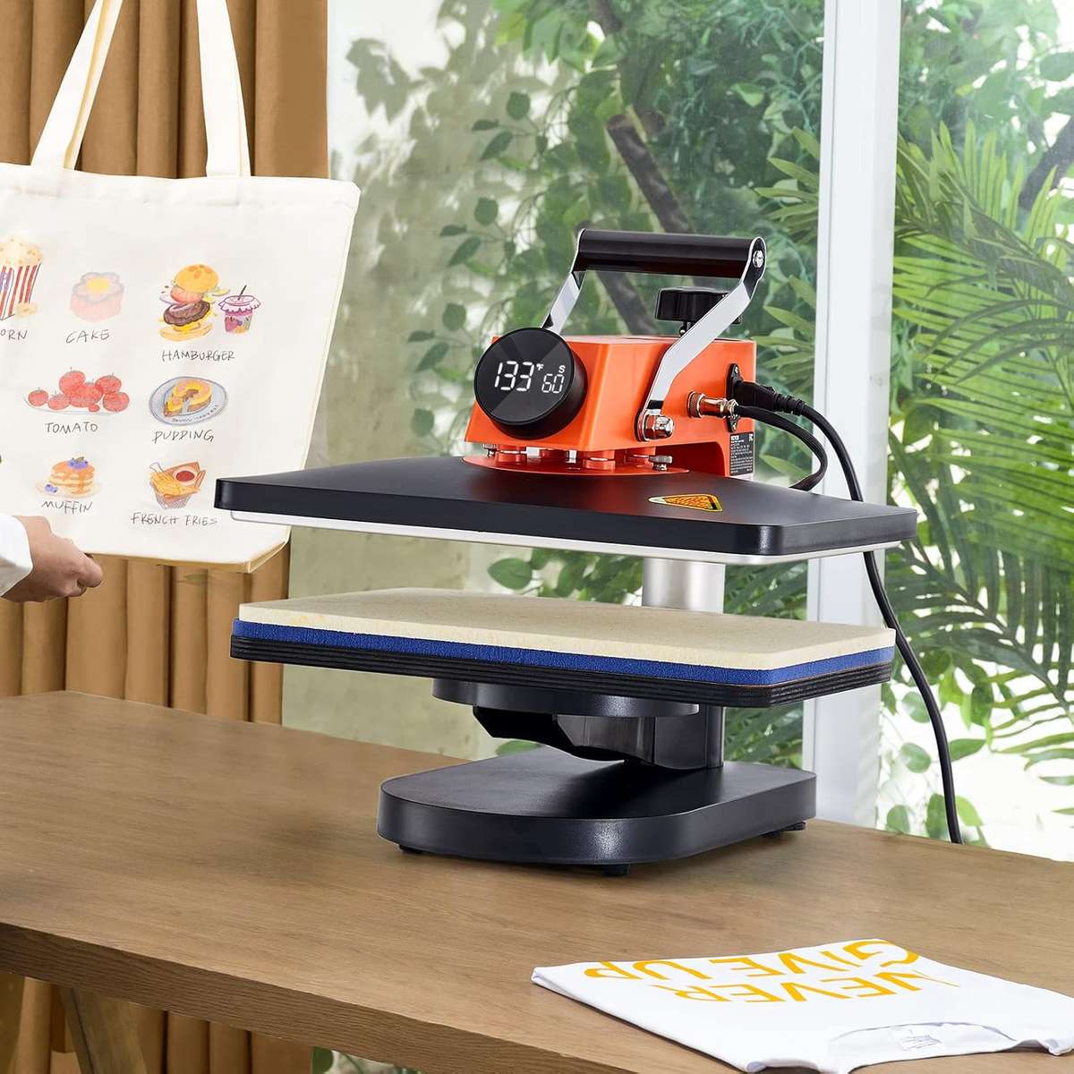 5-in-1 Digital Heat Press Machine 380mm x 290mm  Multifunctional Sublimation + Free Shipping