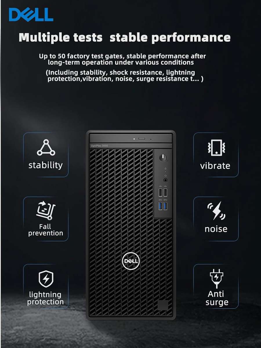 Dell OptiPlex 3080 Tower Business Desktop Computer