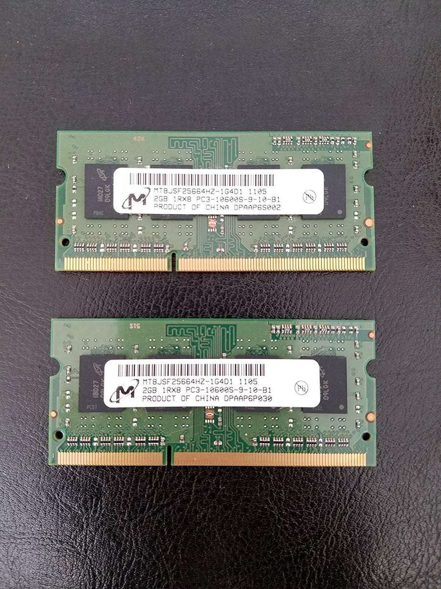 Micron 2GB DDR3 RAM PC3-8500 SODIMM for Laptops