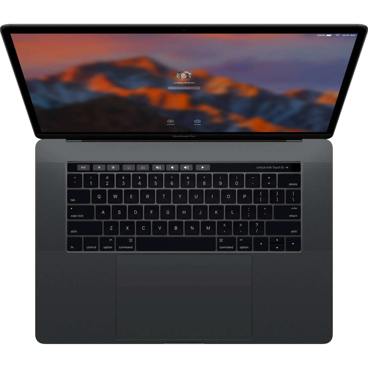 Apple MacBook Pro 15 (2019)  Touch Bar & Touch ID  Intel Core i7 / 16GB RAM / 512GB SSD  Grade A