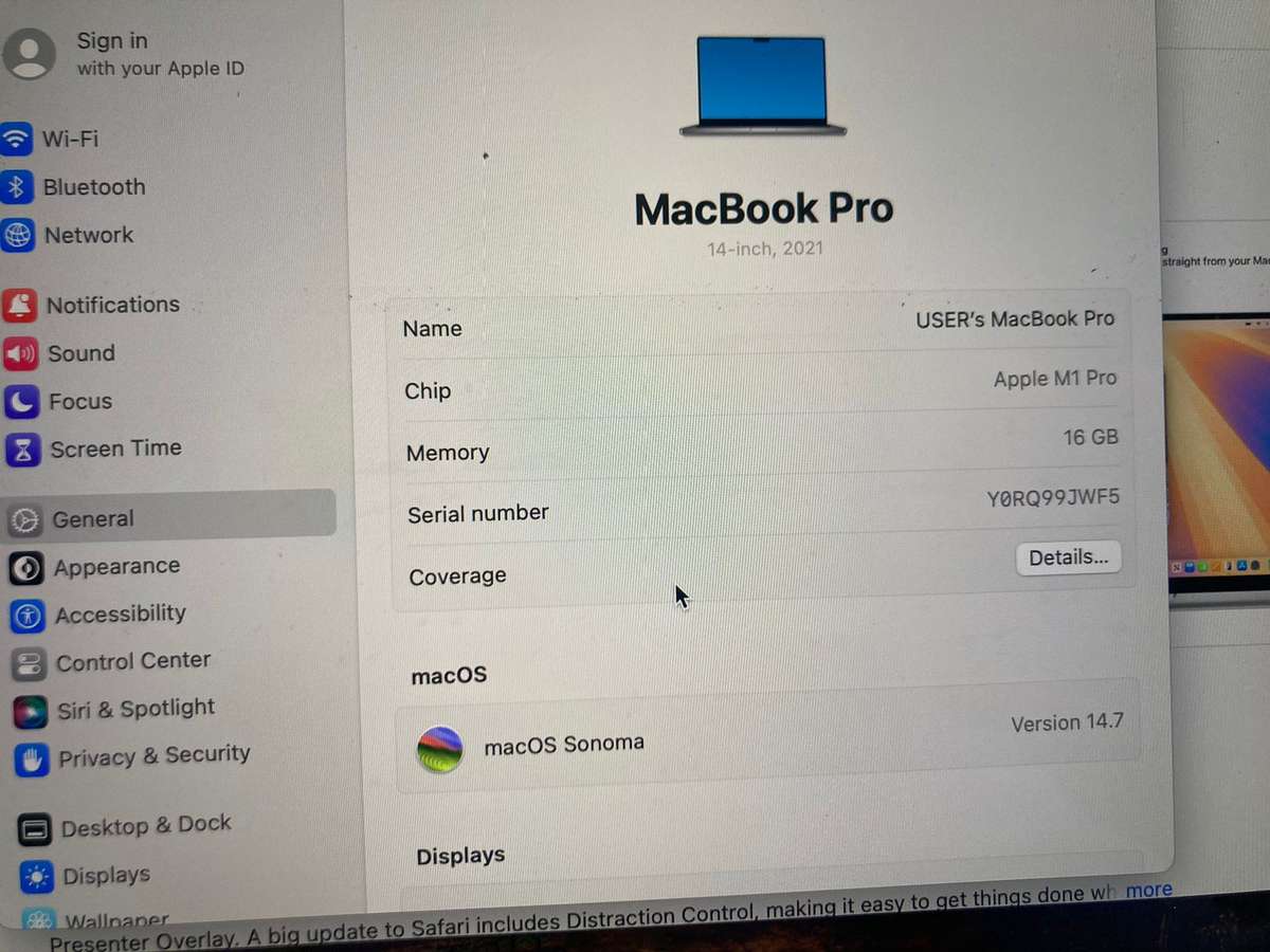 [2021 Apple MacBook Pro 14-Inch M1 Pro 10-Core CPU, 16-Core GPU (16GB Unified, 1TB SSD)]