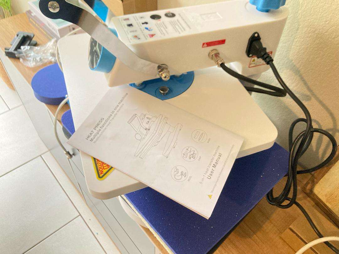 5-in-1 combo heat press machine